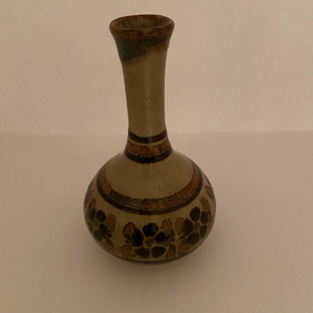 Carlos Villanueva Mexican Pottery Vase -Signed
